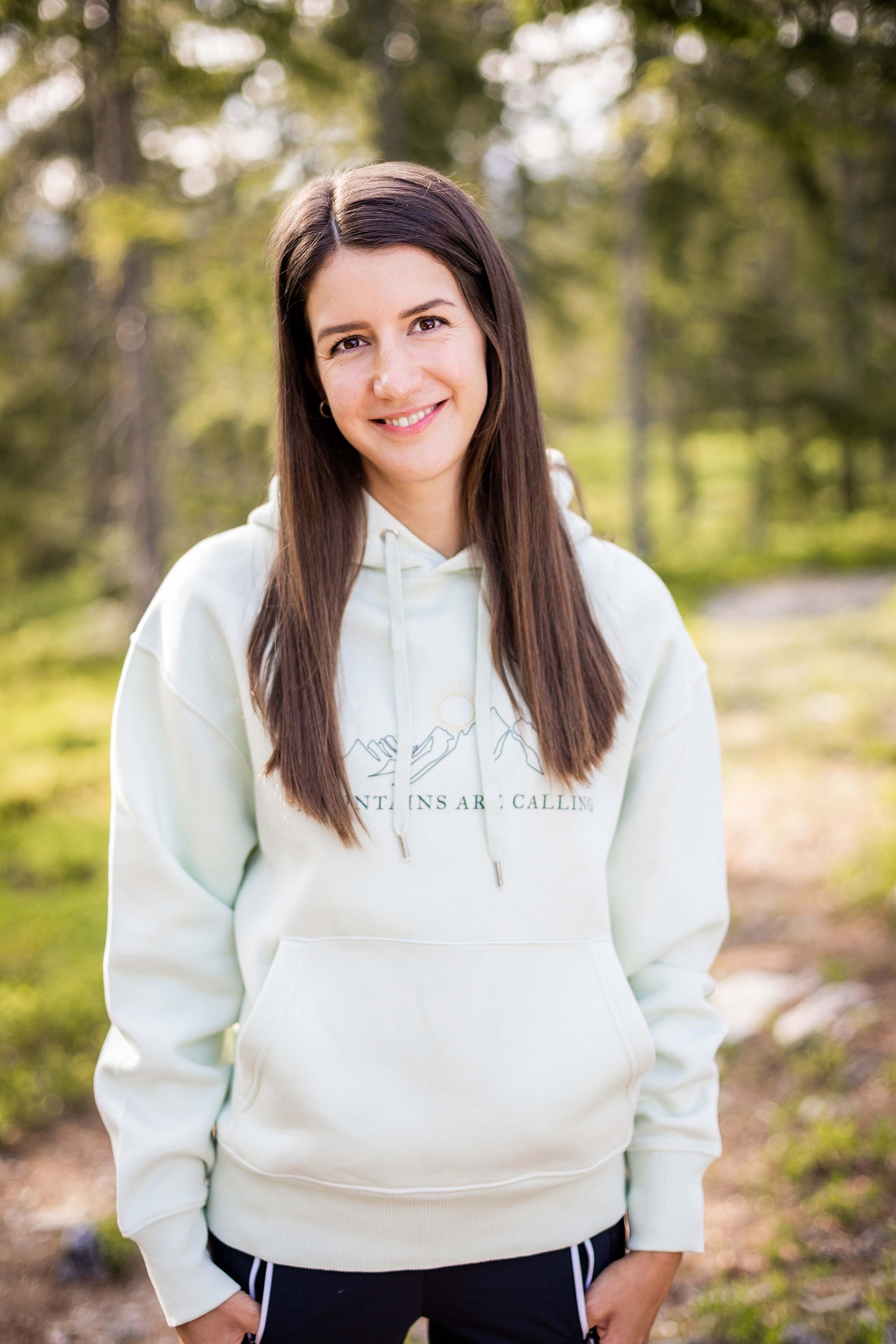 MOUNTAINS ARE CALLING - UNISEX PREMIUM ORGANIC OVERSIZED HOODIE